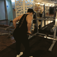 杠铃划船 杠铃划船