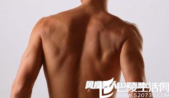 男人后背