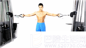 拉力器水平夹胸