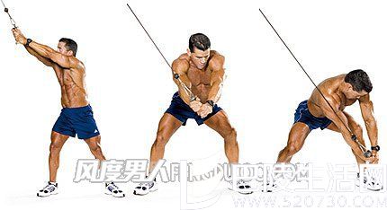 高位绳索面拉 高位绳索面拉