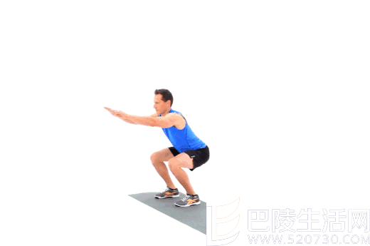 跳跃式深蹲 跳跃式深蹲
