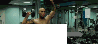 直立哑铃交替推举