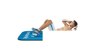 仰卧对角交替收膝