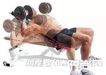 上斜握哑铃推举 上斜握哑铃推举