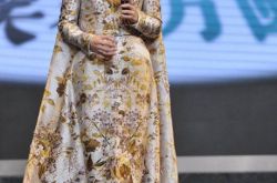 《我不是潘金莲》发布会 范冰冰腹部隆起疑似怀孕