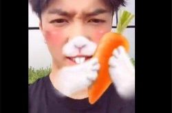 张艺兴狂啃胡萝卜网友说萌 恋上私生饭粉丝们要哭晕了