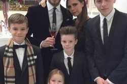 贝克汉姆小七照片欣赏 女儿继承父母优良基因受一家宠爱 