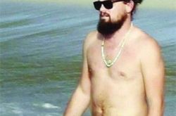 莱昂纳多照片欣赏 小李子发胖男神不见了 