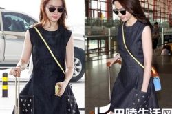 刘亦菲现身机场元气满满 清纯性感画风变换毫无压力 