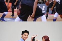 陈赫前妻首认恋情 赫宝宝圆梦和篮球偶像库里拼三分 