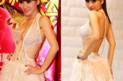 舞林大会柳岩显傲人上围 热辣舞娘装扮现身上海 