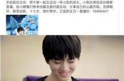 王俊凯生日将携手观众做直播 粉丝团豪气包下地铁站 