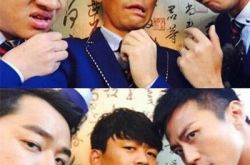 邓超盛装亮相某慈善晚会 采访中力挺好兄弟王宝强 