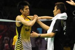 李宗伟林丹vs风云组合 快速的攻防节奏让观众大呼过瘾 