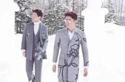 霍建华胡歌时尚芭莎冬日大片 两男神大玩禁欲系 