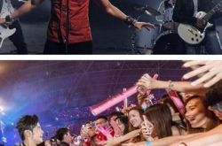 周杰伦演唱会摔倒 一旁伴舞反应超快陪摔 