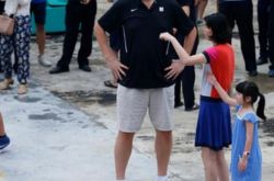 姚明6岁女儿长这么高 网友惊呼基因太强大 