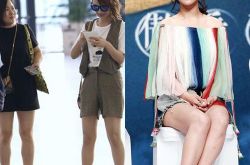 杨紫性感着装被评腿粗 新照露大长腿青春气息十足 