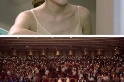 张天爱出席《从你的全世界路过》宣传会 嘟嘴卖萌显女神范 