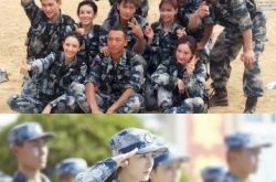 杨幂录制《真正的男子汉》 和佟丽娅成最美军花 