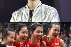 林志颖与女排合影引人热议 不老男神身高再度成话题 