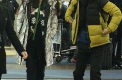 金泰勇汤唯在韩国机场现身引哄动 靓汤美照入选釜山纪念展 