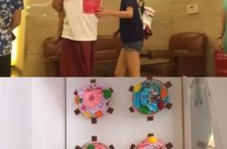 文章光头抱女儿画面温馨 爱马生日做蛋糕送给老师和同学 