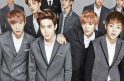 韩国天团exo图片大全12人 代言拍摄校服广告写真 