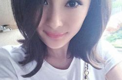 杨幂半脸自拍照介绍 北京女孩努力的可爱 