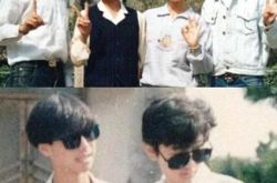 网曝黄晓明高中青涩照 网友：果真是阳光帅气的校草 