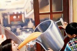 放学粘着郑中基女儿  李嘉欣儿子从小是情圣 