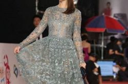 林心如透视长裙图大秀长腿 甜美却又不失性感大方 