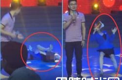 邯郸女主持人晕倒 突然晕倒表情吓人现已无碍【图】