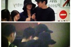 赵又廷接机高圆圆 十指紧扣秀恩爱