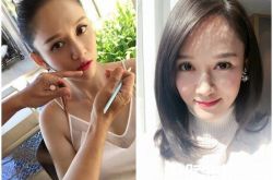 陈乔恩未P图照片崩坏 超高发际线爆秃头