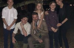 贝克汉姆全家遇印尼7.0强震 爱女小七被吓坏