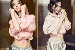 蔡依林秀小蛮腰美腿 代言运动品牌