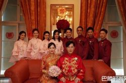 唐嫣4对伴郎伴娘团是谁？维也纳美景宫举行