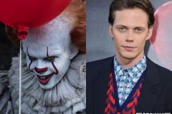 《小丑回魂》小丑揭卸妆真面目曝光 192CM浅绿眼睛王子