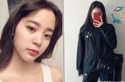 欧阳娜娜开心放寒假 猪鼻子上身装可爱