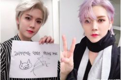 男团NU’EST成员Ren 花美男长相感动粉丝