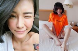 梁云菲nana资料照片 穿比基尼洗车胸太大