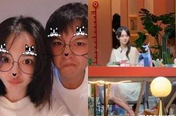 郑爽带着男友上工 张恒帮背水壶秀恩爱