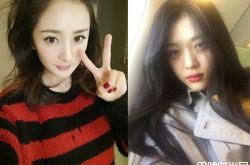 杨幂同框雪莉 杨幂显老被小7岁雪莉打趴