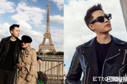 周汤豪受邀到巴黎看秀 带妈妈比莉购物