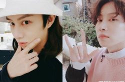 金希澈戴口罩紧跟林允儿 保镖以为是粉丝拦下了