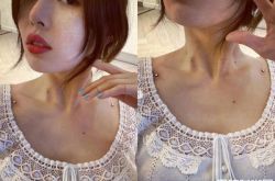 泫雅锁骨穿环怎么回事 看着都肉疼