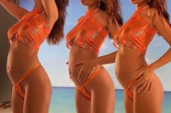 Emily Ratajkowski福利照 怀孕大晒比基尼