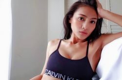 叶玮庭怀孕4个月中空装性感上街 穿得漂亮最重要