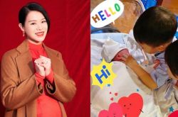 胡杏儿5年生3个 老三又是男孩取名了吗